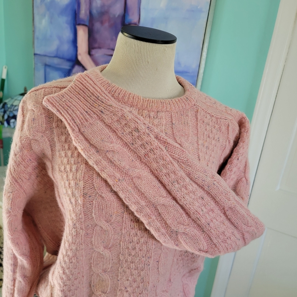 Vintage "Izod Club" Cable Knit Sweater - Picture 2 of 9